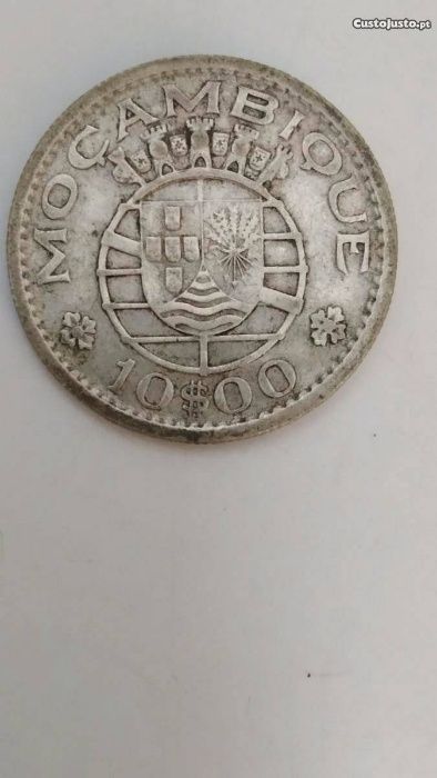 Conjunto 3 moedas Moçambique 1960