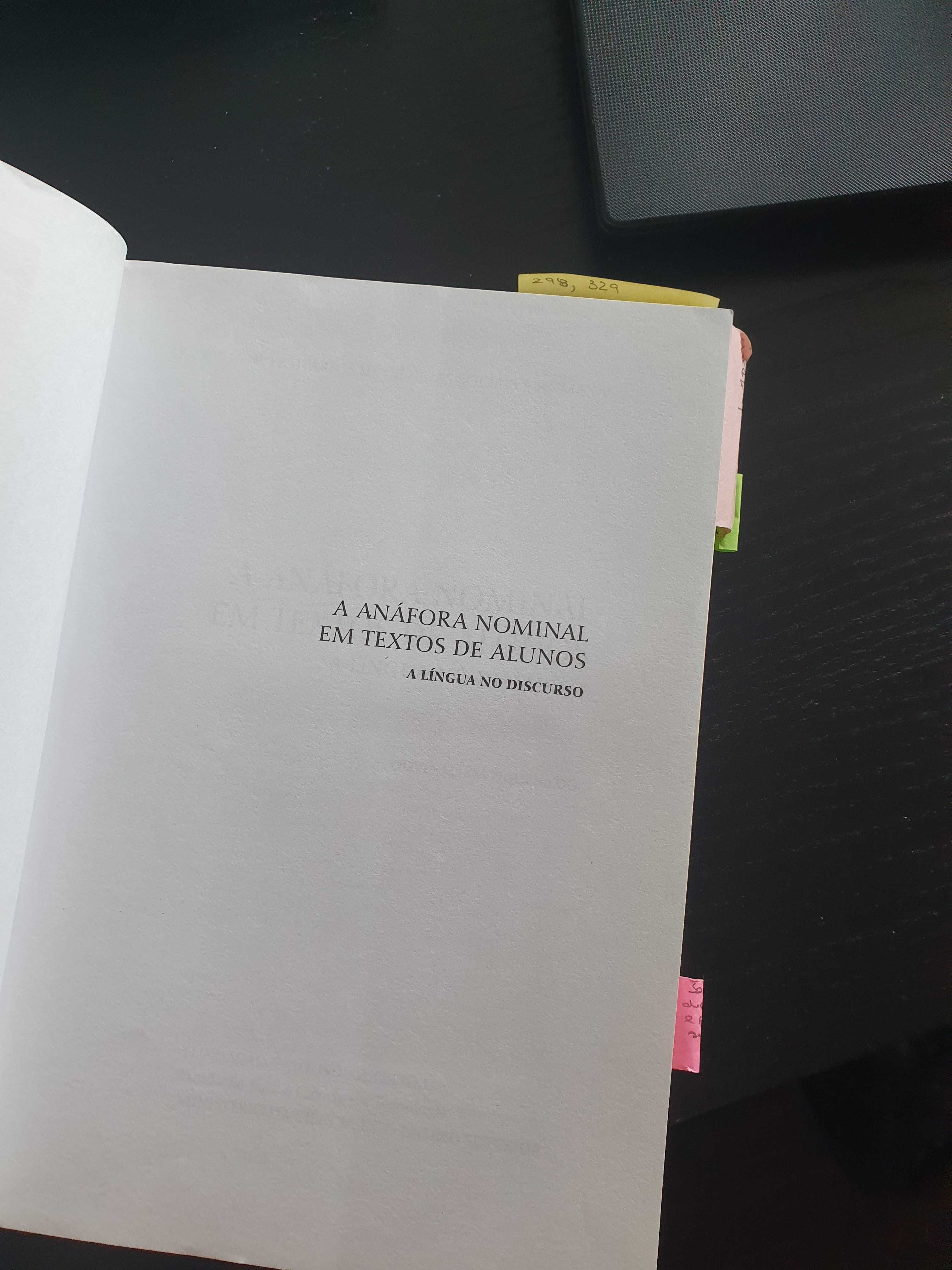 Livro: a Anafora nomimal em textos de alunos- a lingua no discurso