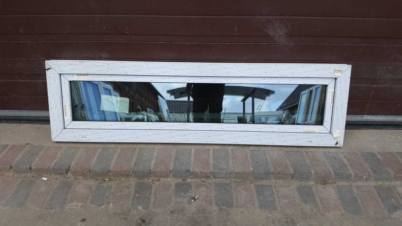 Nowe Niemieckie niskie okna szare beżowe 170x47 DOWÓZ CAŁY KRAJ