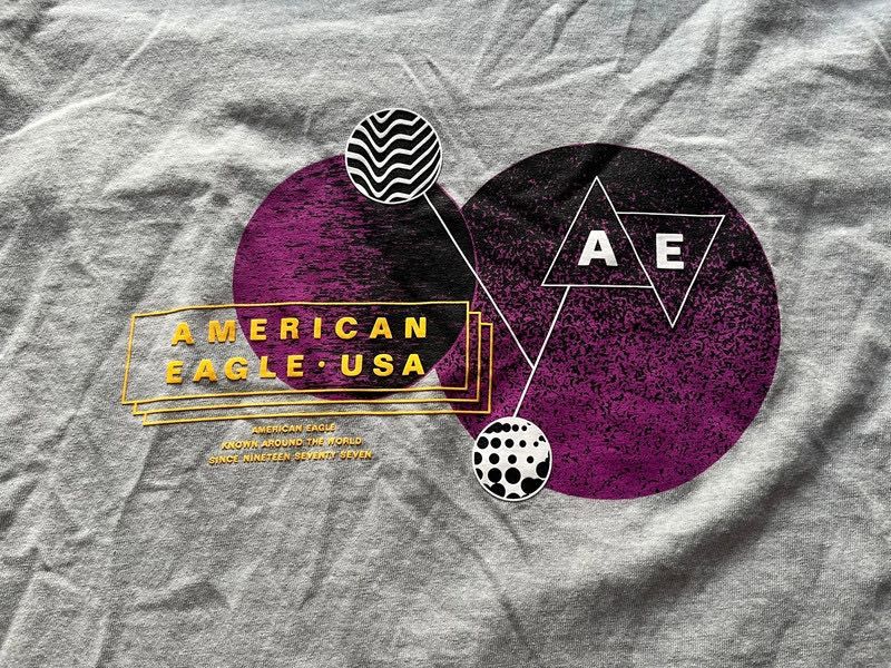 American Eagle bluzka koszulka na długi rękaw
