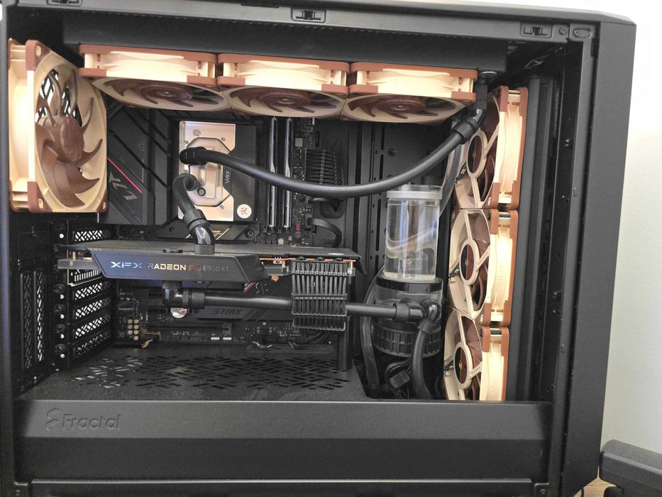 Computador 7800x3d 6900xt 32gb ddr5 custom watercooling gaming