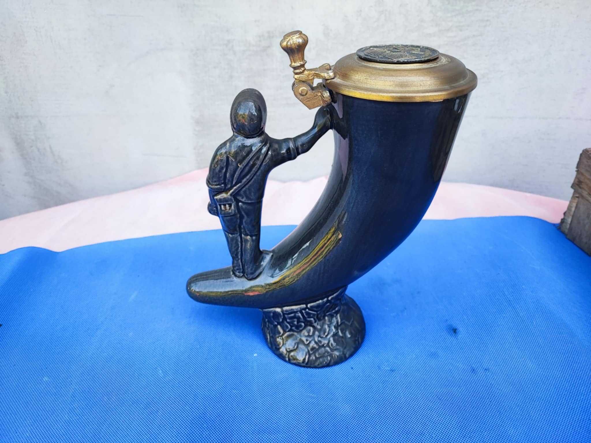 Ceramiczny kufel,róg obfitości,KWK Ziemowit 2017 r.karczma piwna