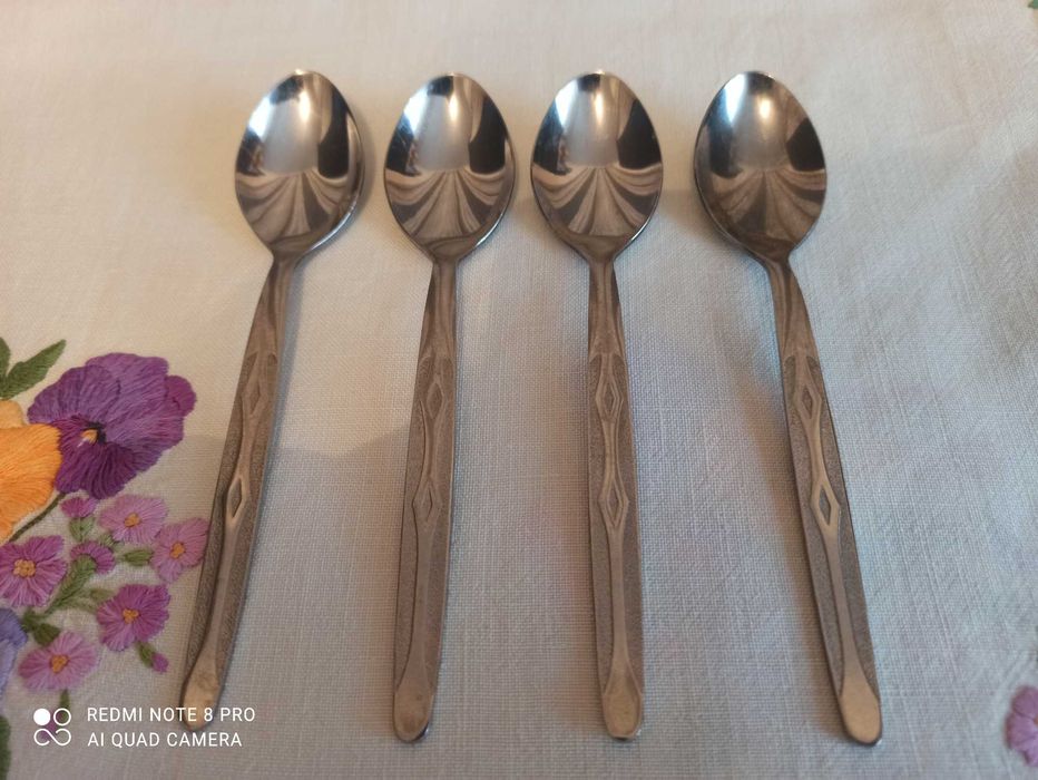 Łyżeczki do herbaty, stal nierdzewna PRL