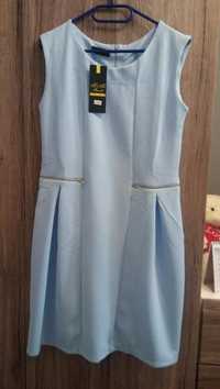 nowa śliczna sukienka błękit rozmiar L