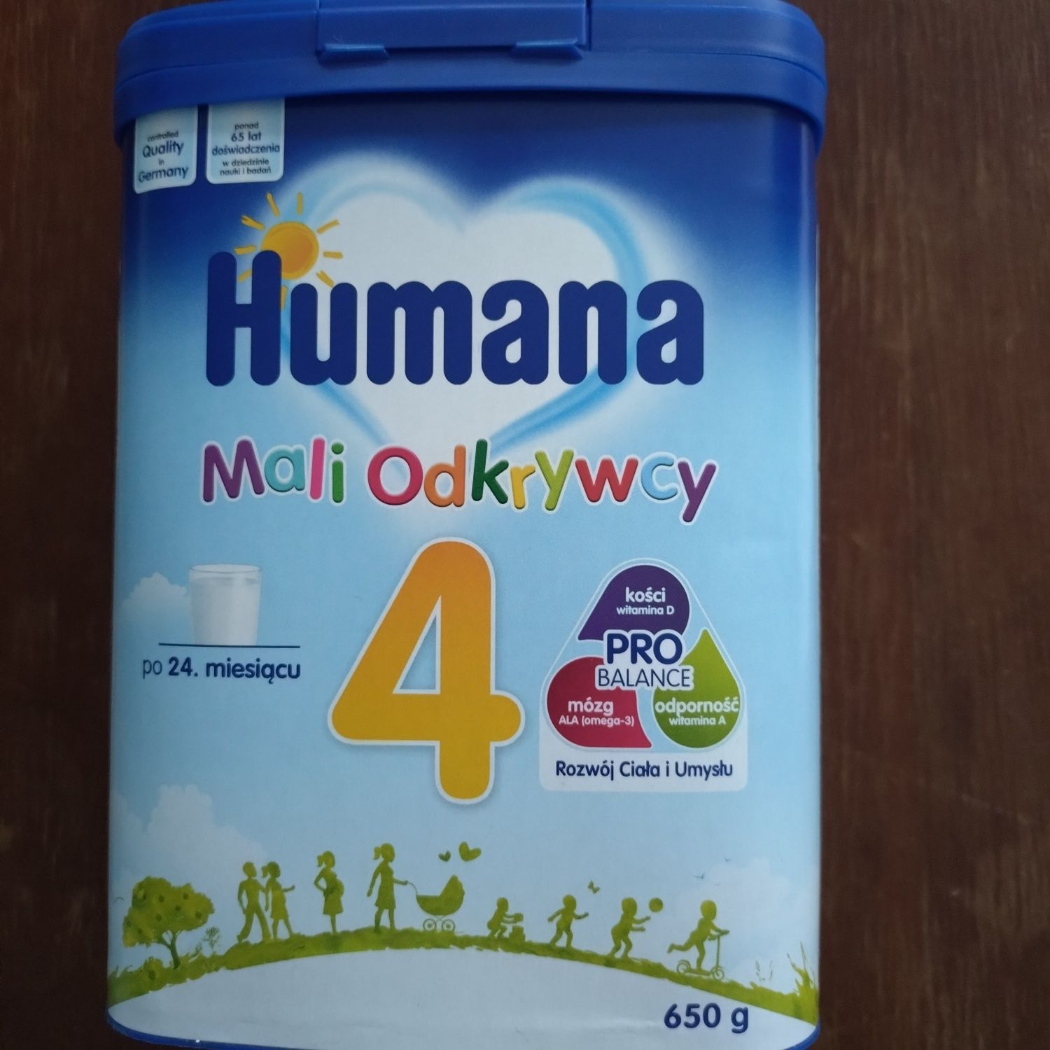 Humana mleko modyfikowane 4 dla dzieci Mali odkrywcy
