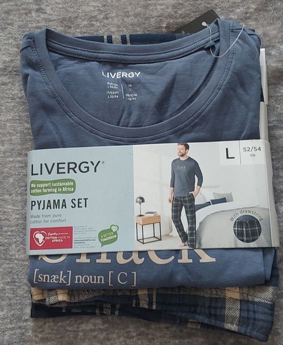 Nowa piżama męska Livergy L 52/54