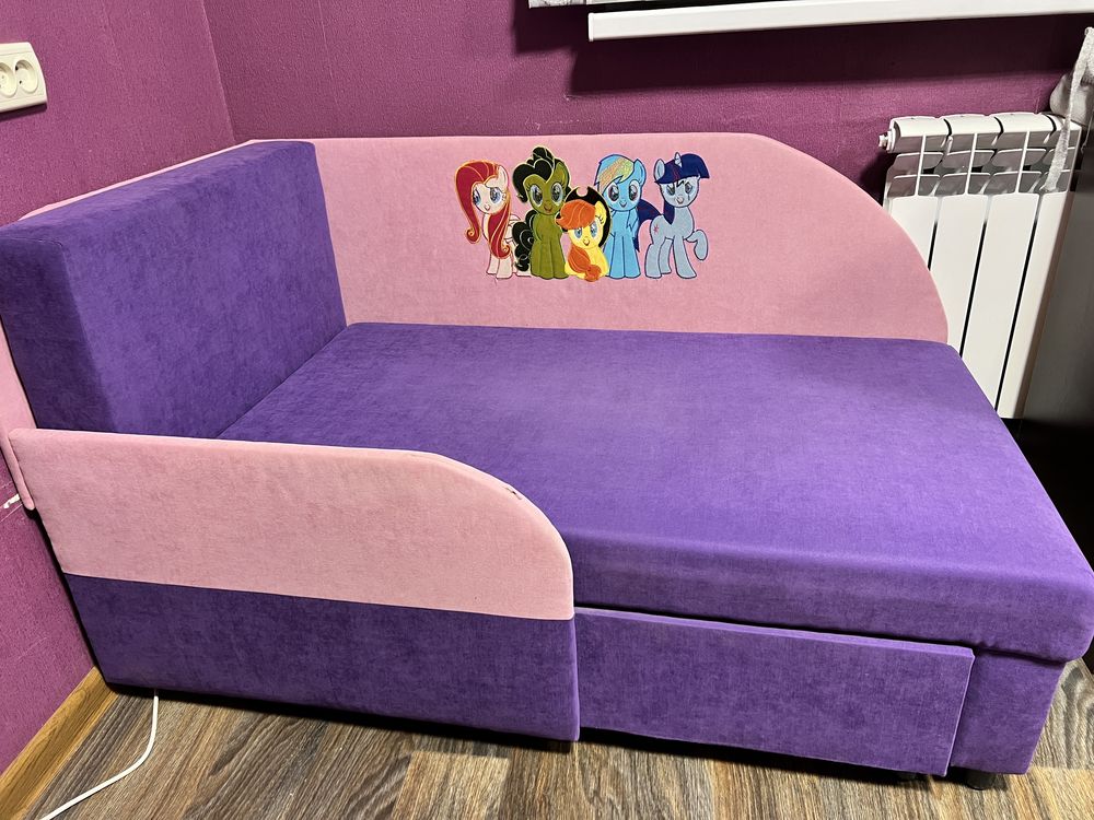 Детский раскладной диван-кресло my little poni
