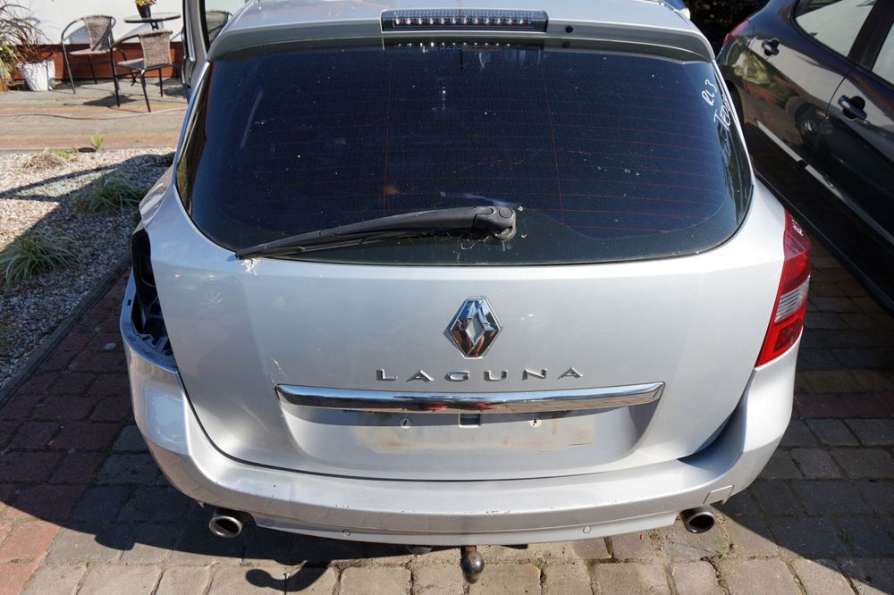 KLAPA BAGAŻNIKA TYLNA LAGUNA III PH1 KOMBI TED69  SREBRNY RENAULT 2007-2012