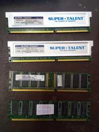 DDR1 PC3200 2GB(1+1GB),512Mb,256Mb