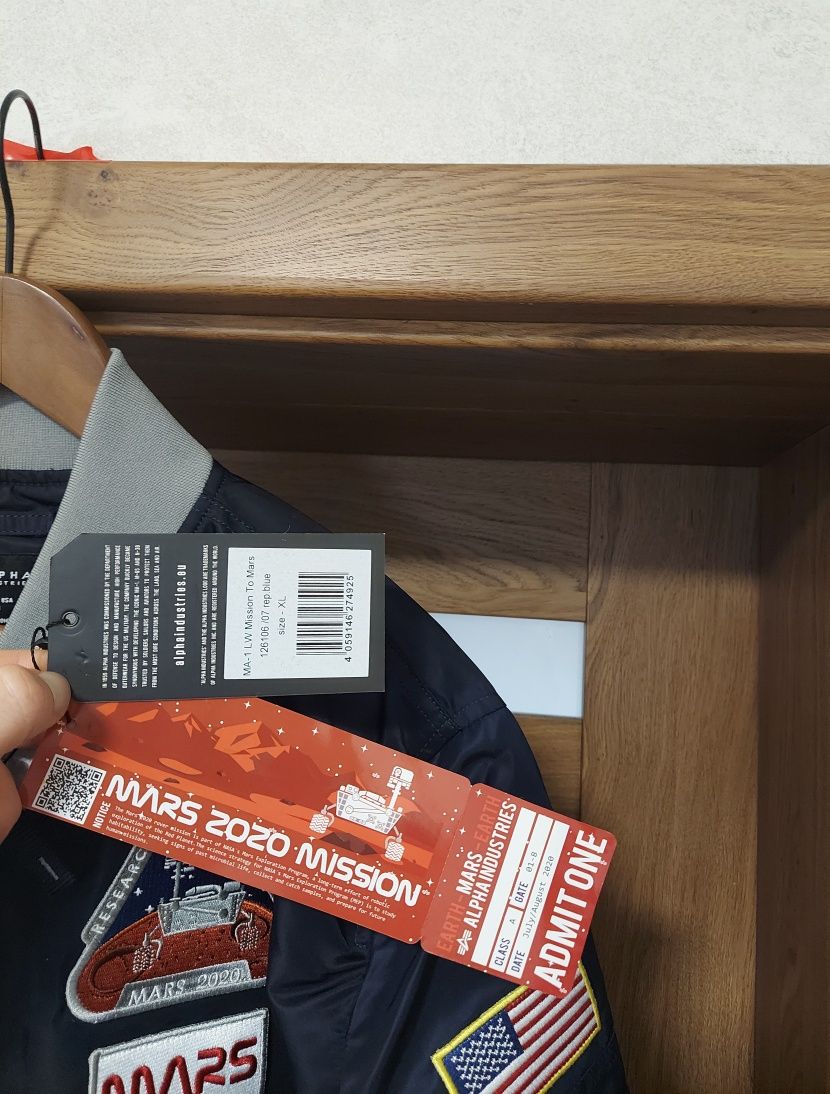 Kurtka bomberka Alpha Industries MA-1 MARS rozmiar XL