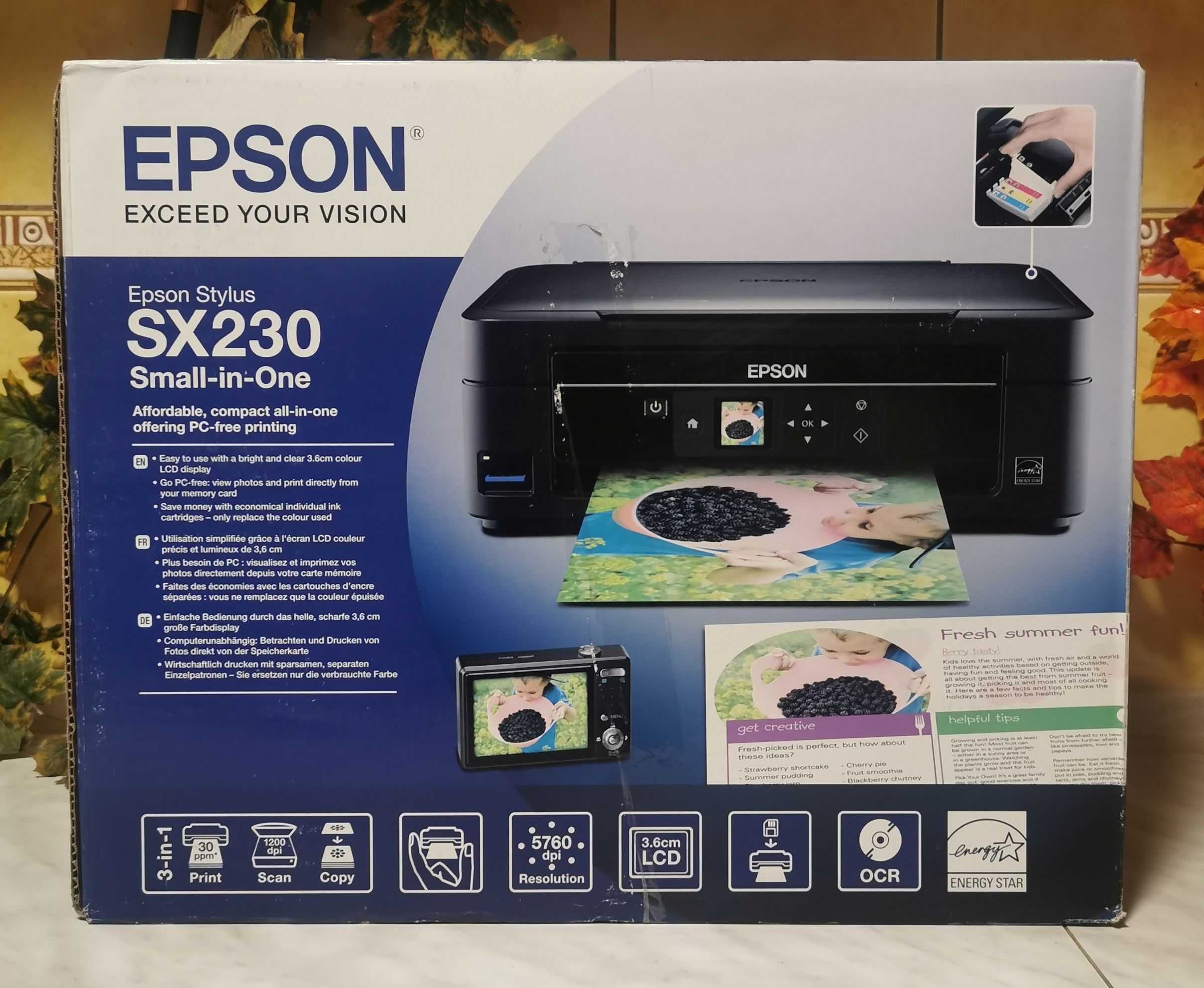 Принтер EPSON SX-230 (сканер, копір) — потребує незначного ремонту