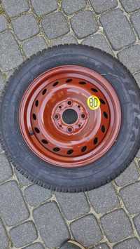 Koło dojazdowe 135/80R13 Ford Fiesta IV gen od 1995 do 2001