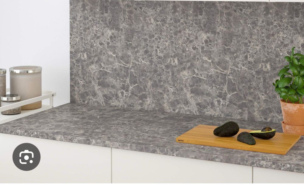 ikea blat ekbacken ciemnoszary - cały