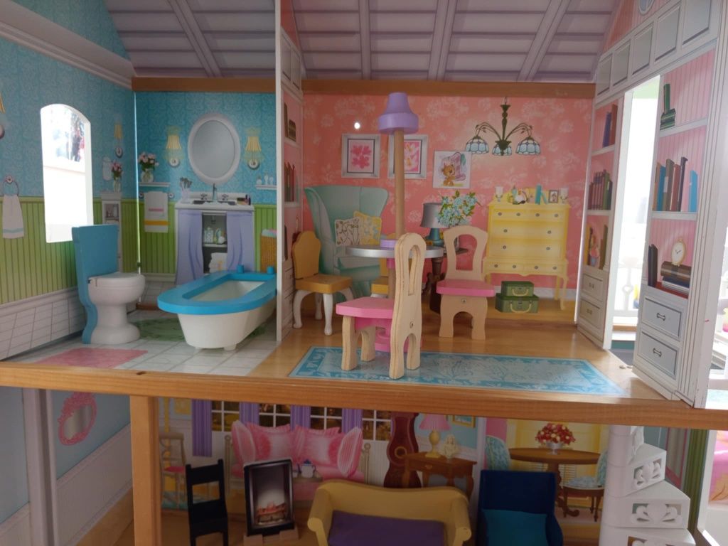 Domek dla lalek duży Kidkraft  z windą  120x81x33