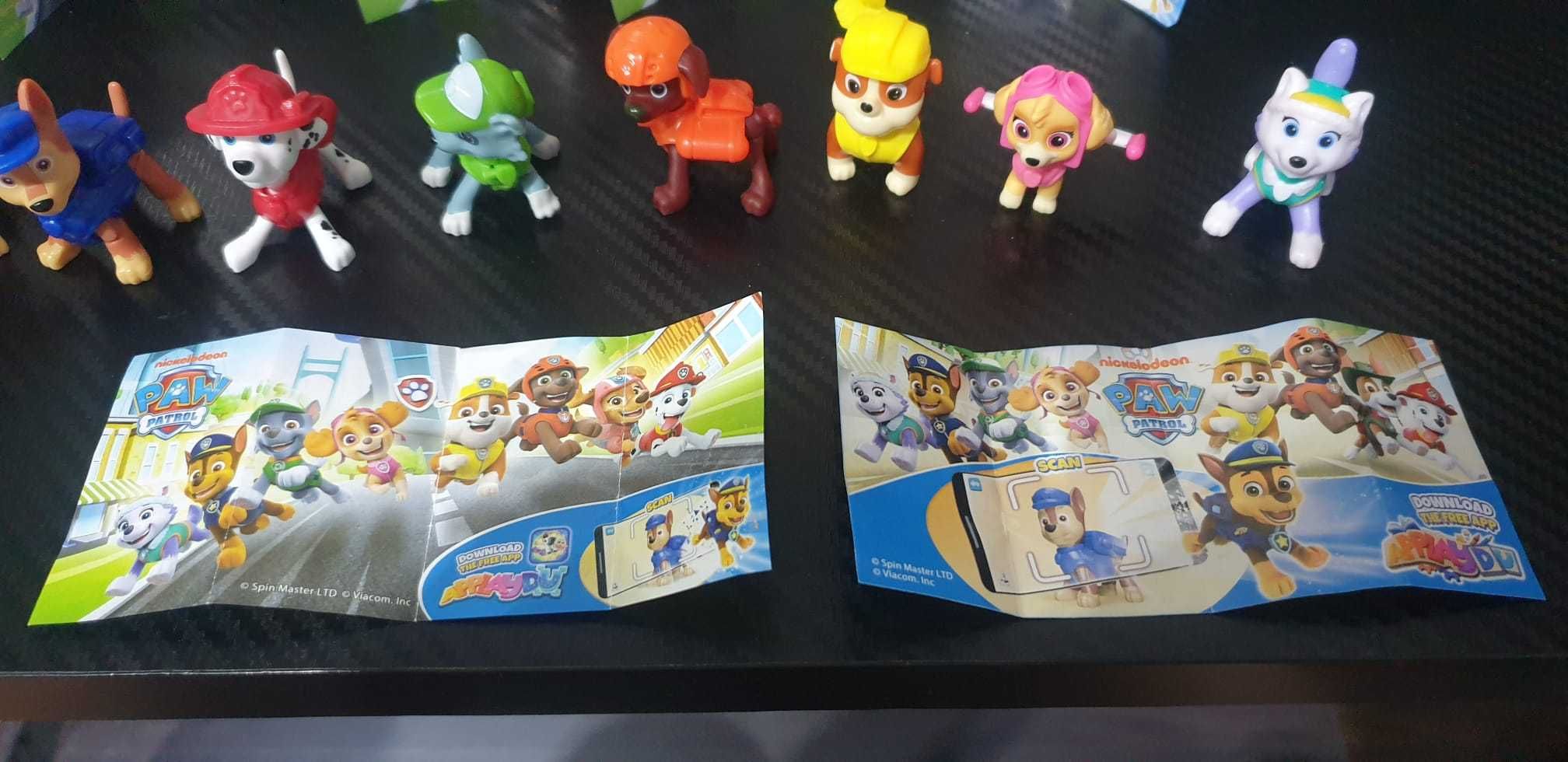 Kinder niespodzianka Psi Patrol 2 komplet +komplet 8 karteczek
