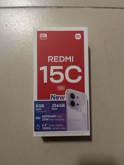 Redmi 15c 8gb ram 256g memoria