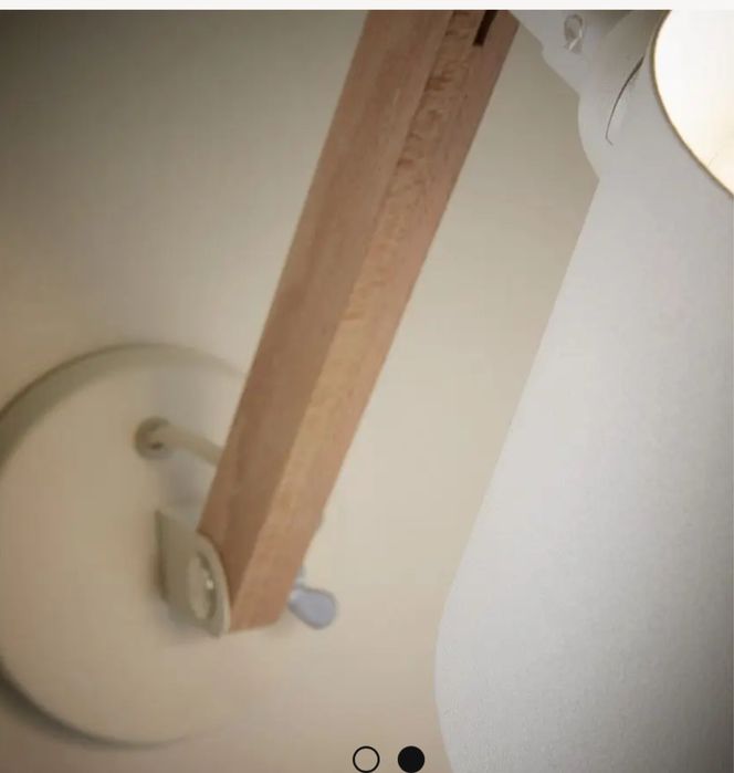 Lampa Ścienna Move Biała Kave Home