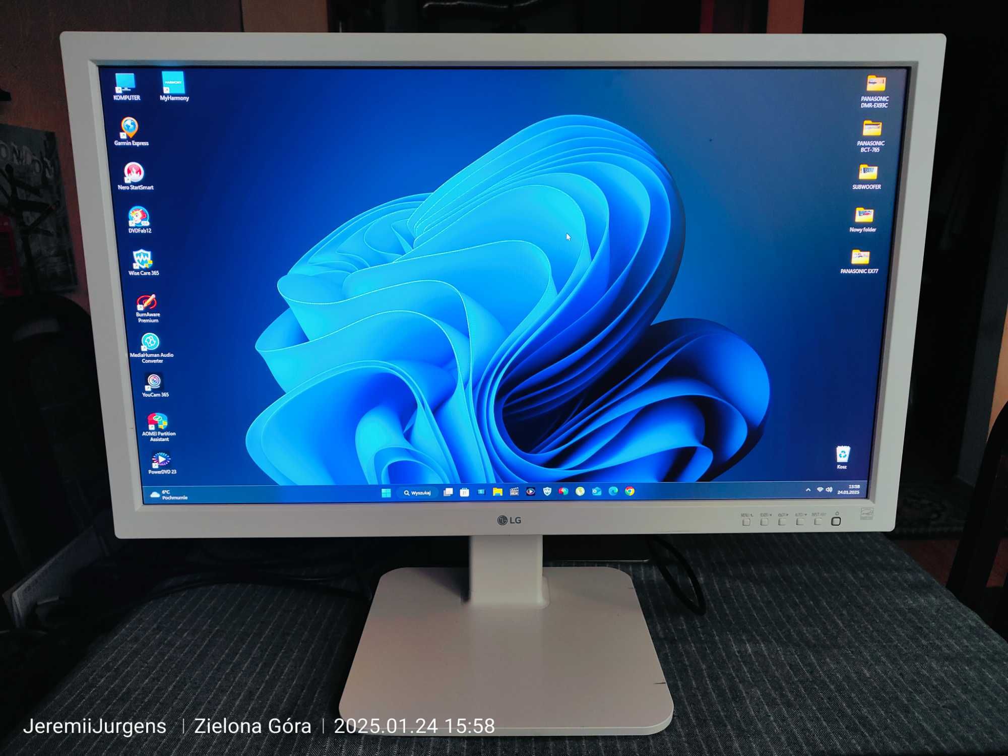 LG 27MB65PY  100% Sprawny Monitor LED 27" FHD Display Port DP DVI VGA