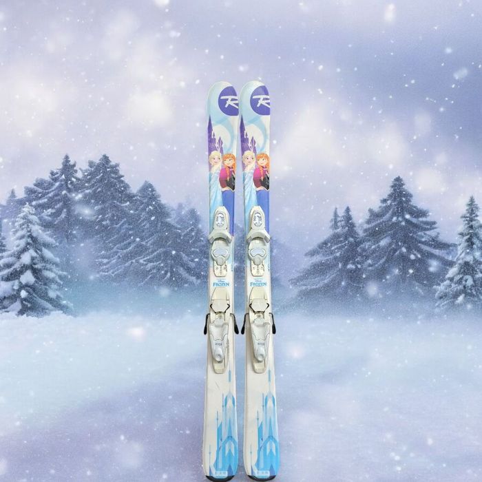 VIP Narty 122 cm Rossignol FROZEN + LOOK Kid-X