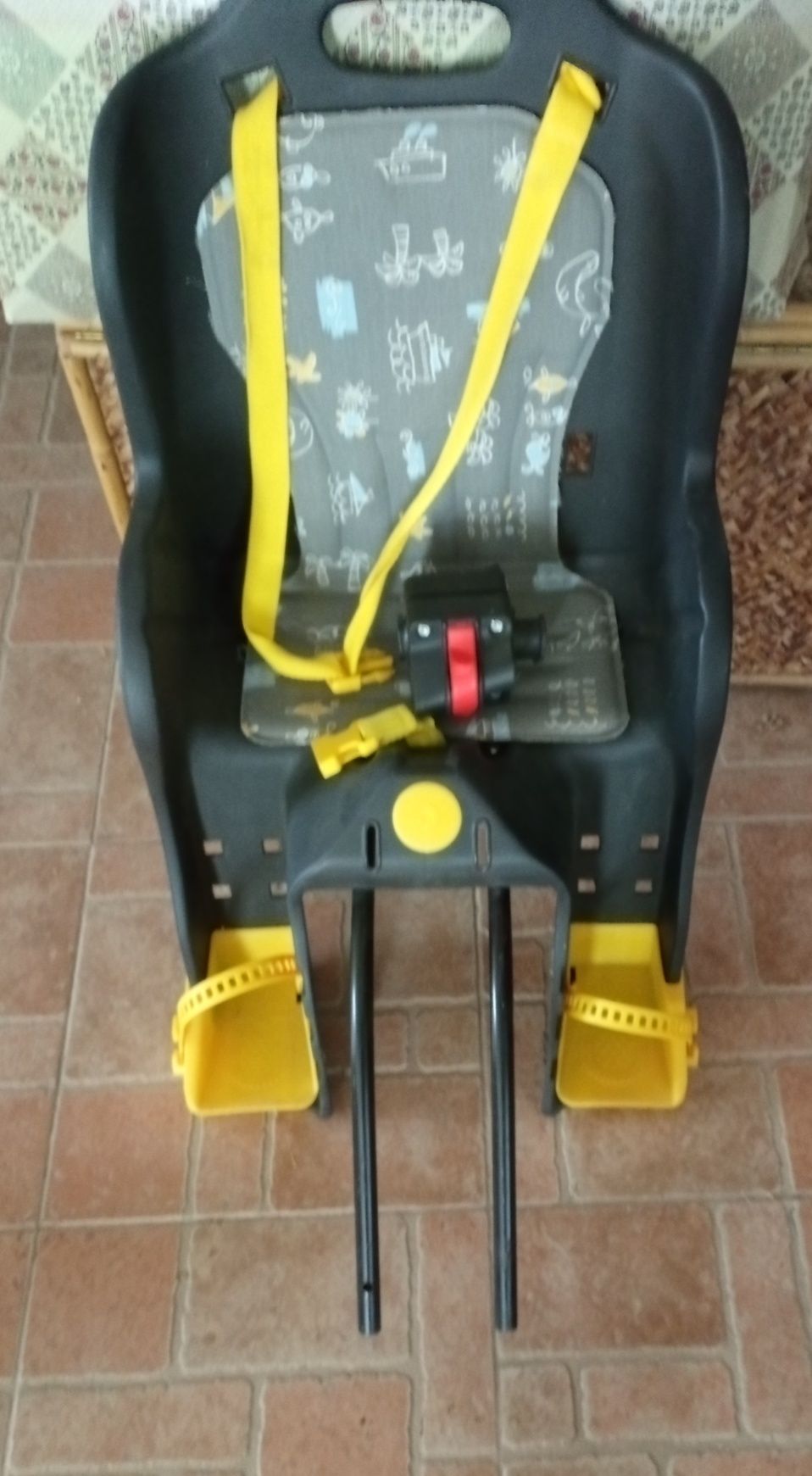 Cadeira de bicicleta para crianças