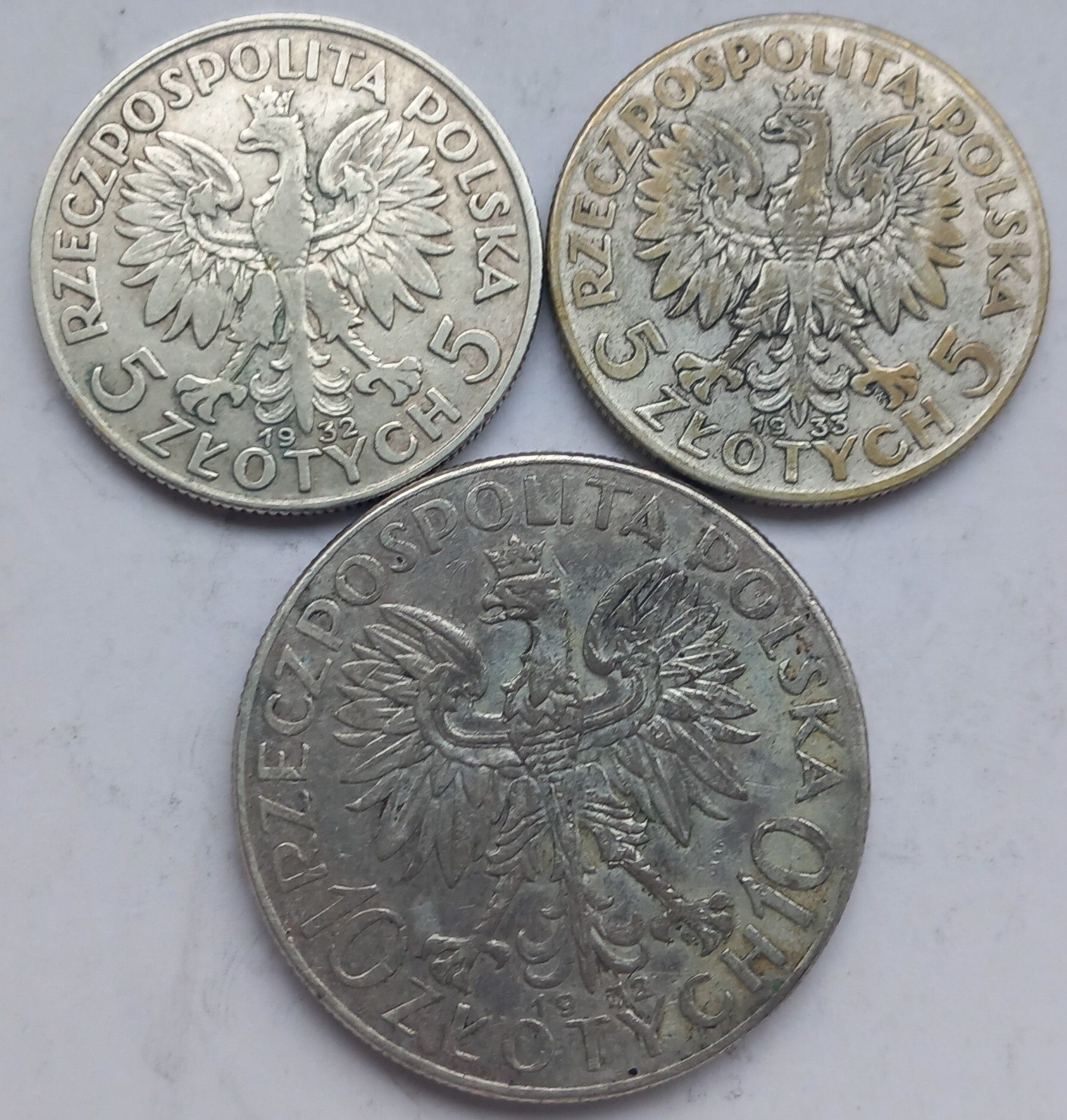 Zestaw monet 5 zł. 10 zł.