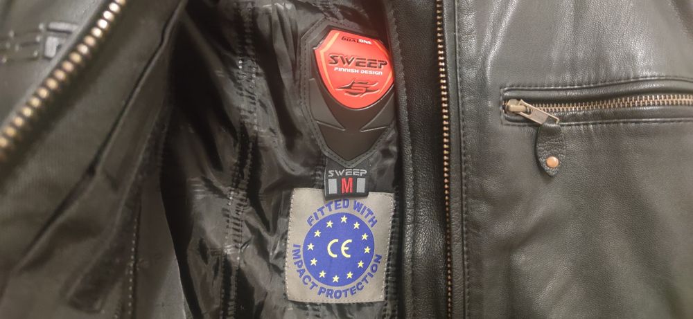 Blusao Motard Casaco Mota Pele Couro Moto Proteção