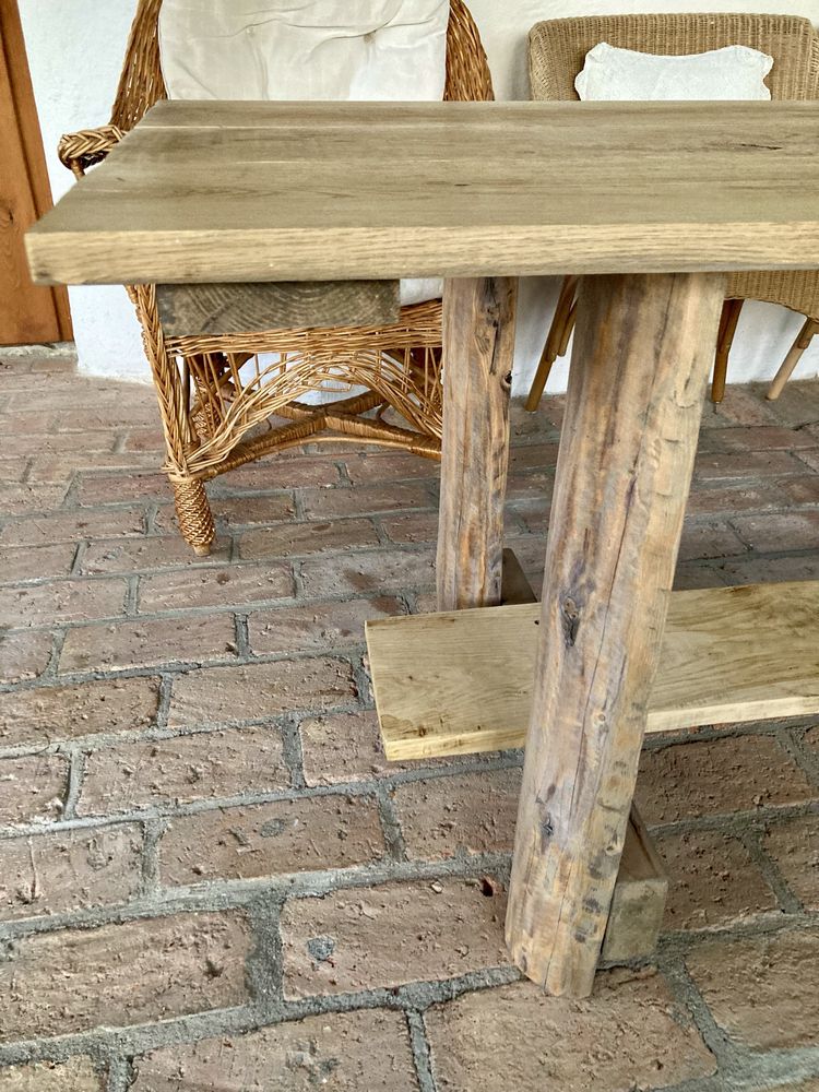 Stół drewninny, rustykalny, duży