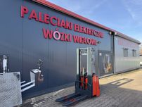 Paleciak elektryczny Linde L 14 430 cm 1400 kg wózek Linde
