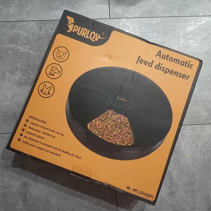 NOWY! Automatyczny podajnik karmy dla psa kota