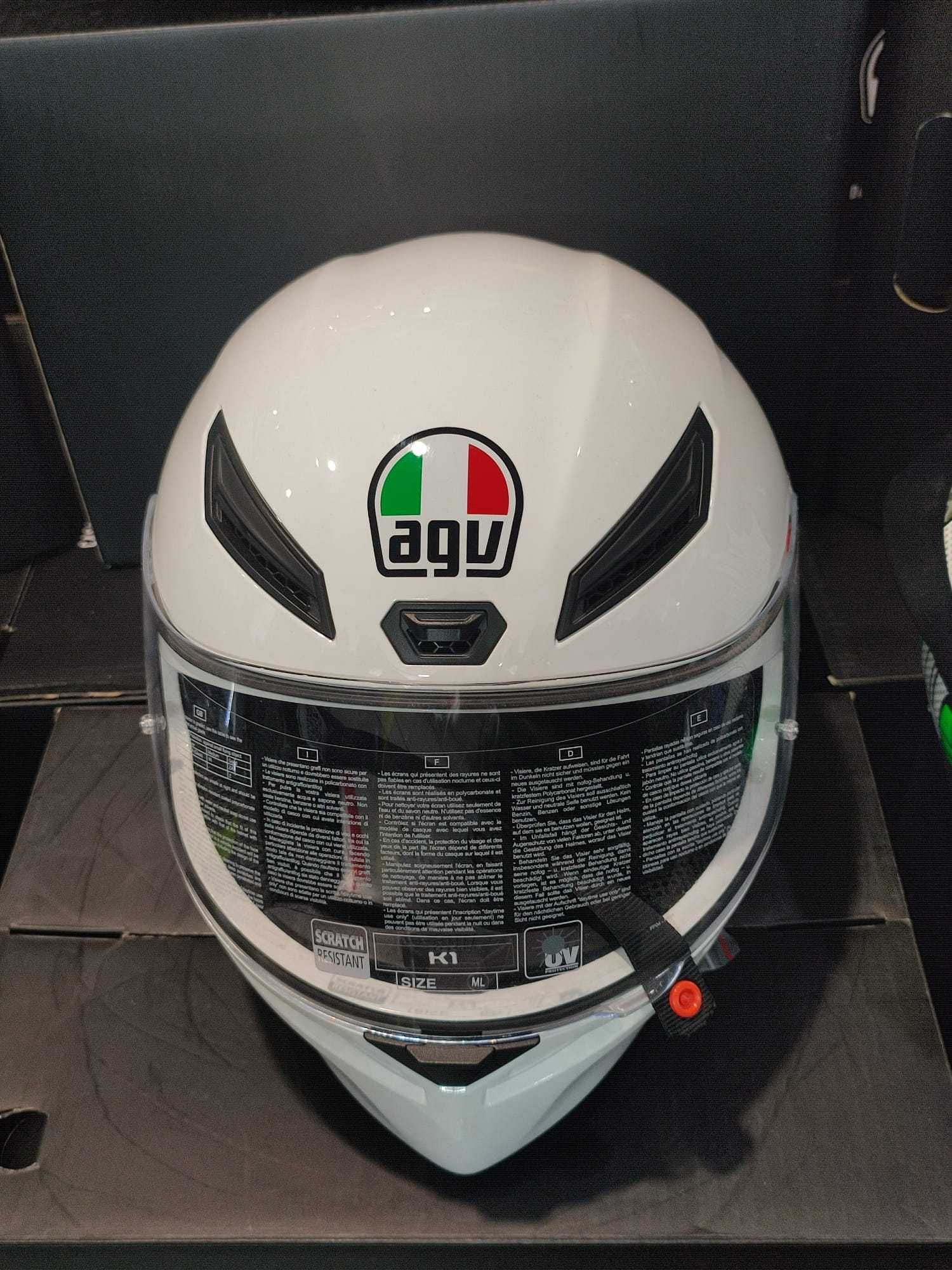 KASK AGV K1 S Biały `S`M 'L 'XL raty 0%