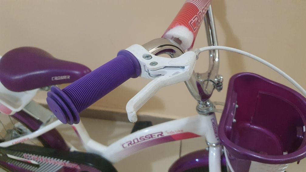 Дитячий двоколісний велосипед Crosser Kids Bike 16 дюймів дітям 4-7