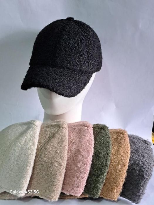 Тепла бейсболка, кепка тедді