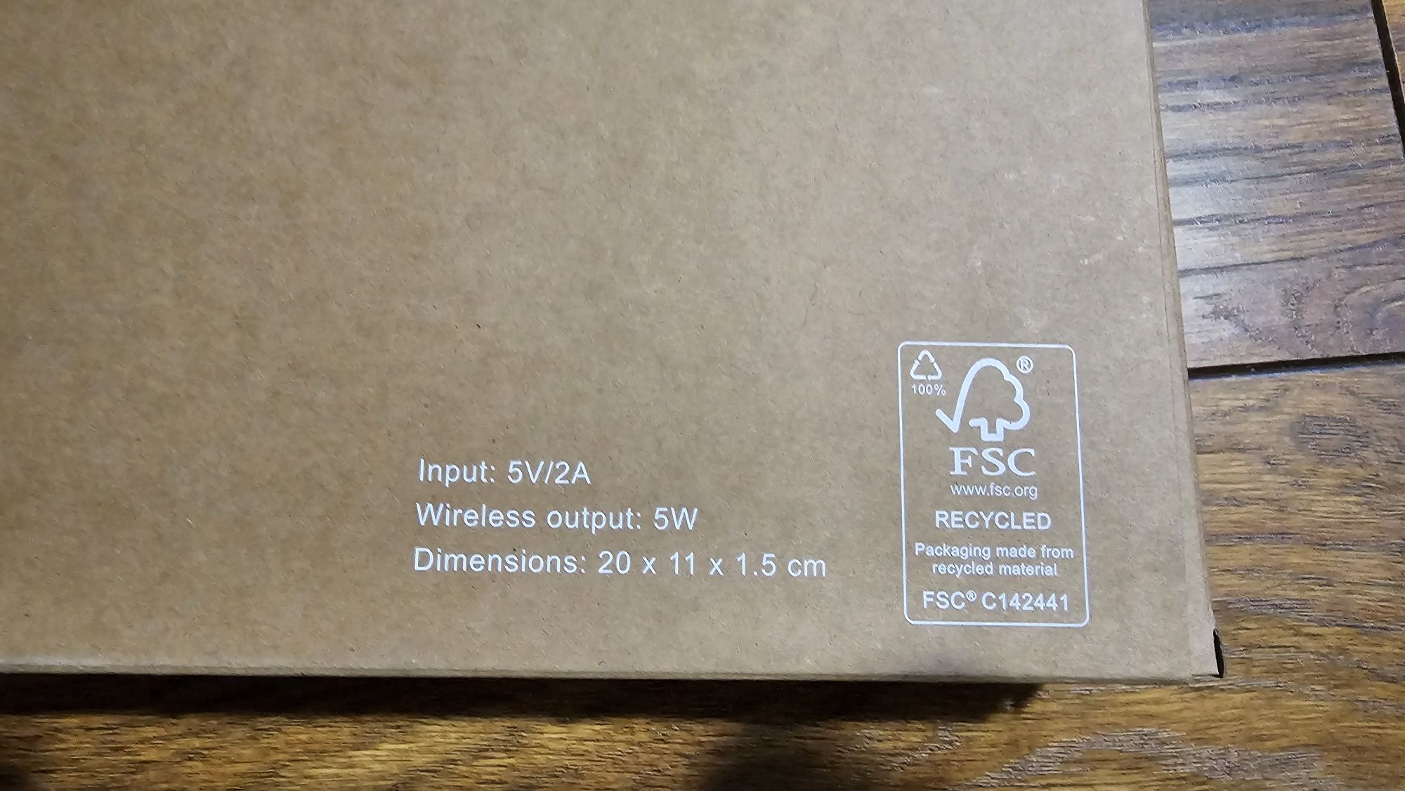 Ładowarka indukcyjna 5W przybiornik na biurko