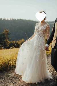 Okazja Wyjątkowa suknia ślubna w idealnym stanie