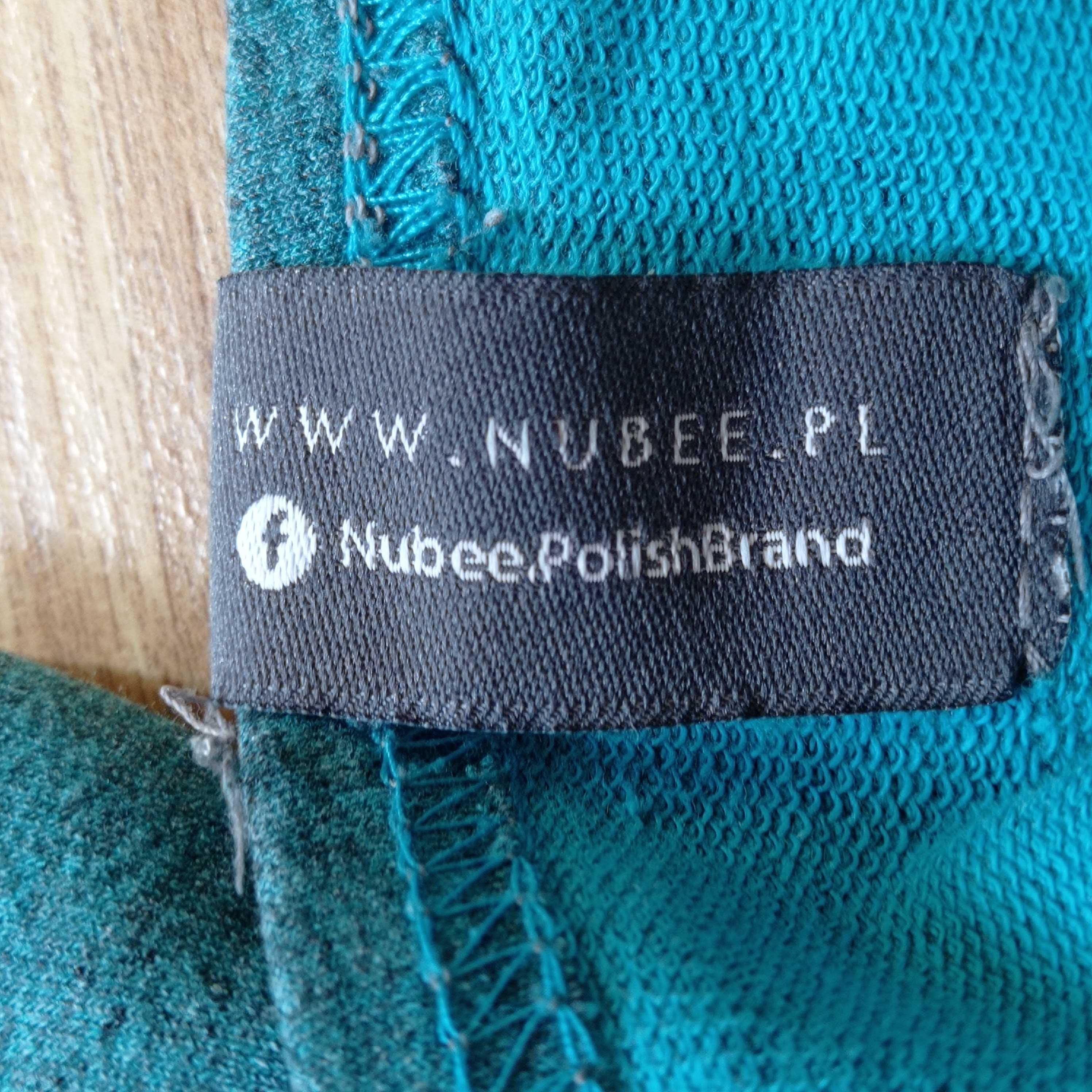 Nubee krótka zielona morska bluza melanż rozm S/M