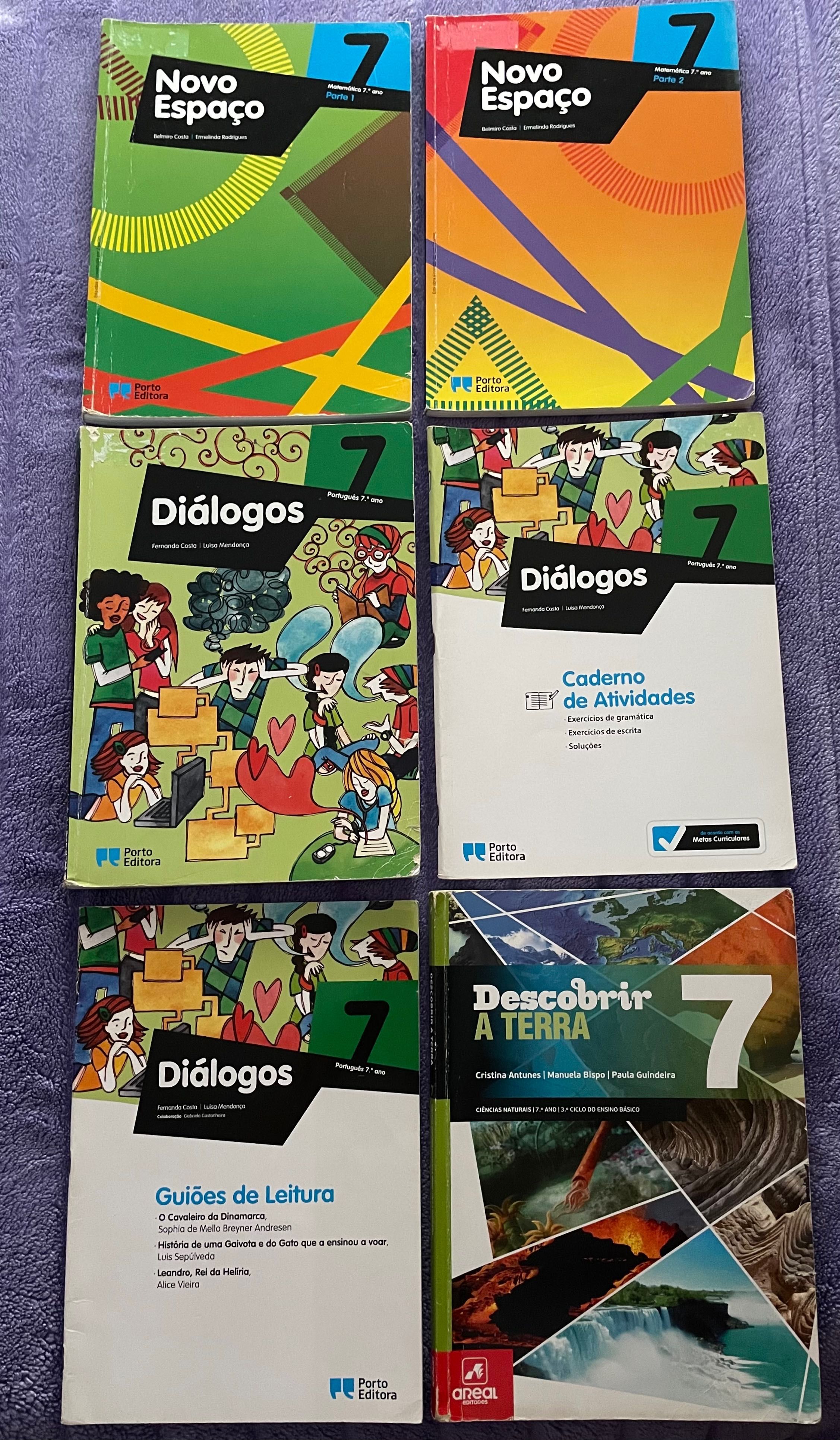 Livros escolares 7 ano