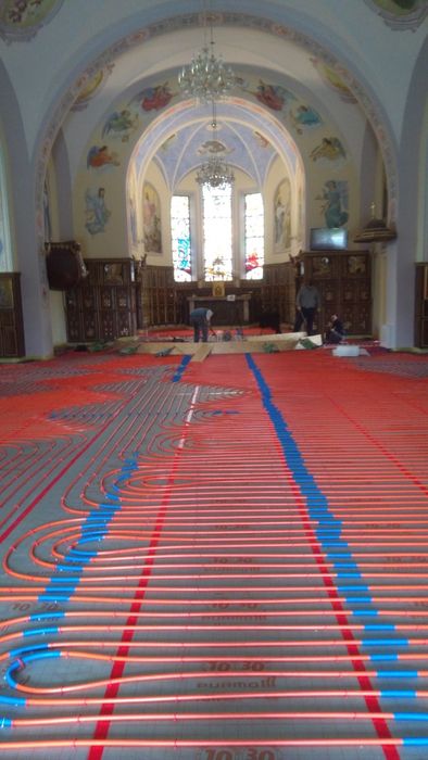 Posadzki maszynowe chudziaki STYROBETON układanie styropianu Włocławek