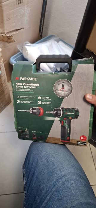 Wkrętarko-wiertarka Parkside 12V (PBSA 12 E4) – z akumulatorem i ładow