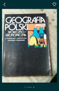 562d. Geografia Polski - stare podręczniki