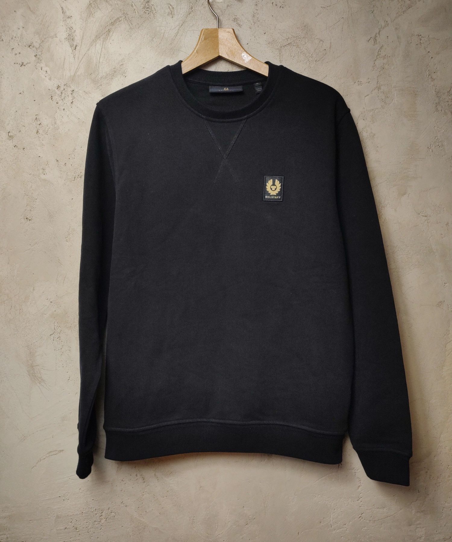 BELSTAFF__bluza męska (M) czarna nowa casual