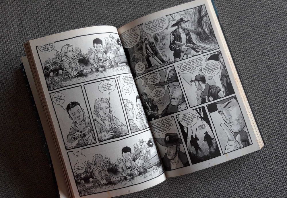 Banda Desenhada (BD) Walking dead "passé composé" Tome 1.