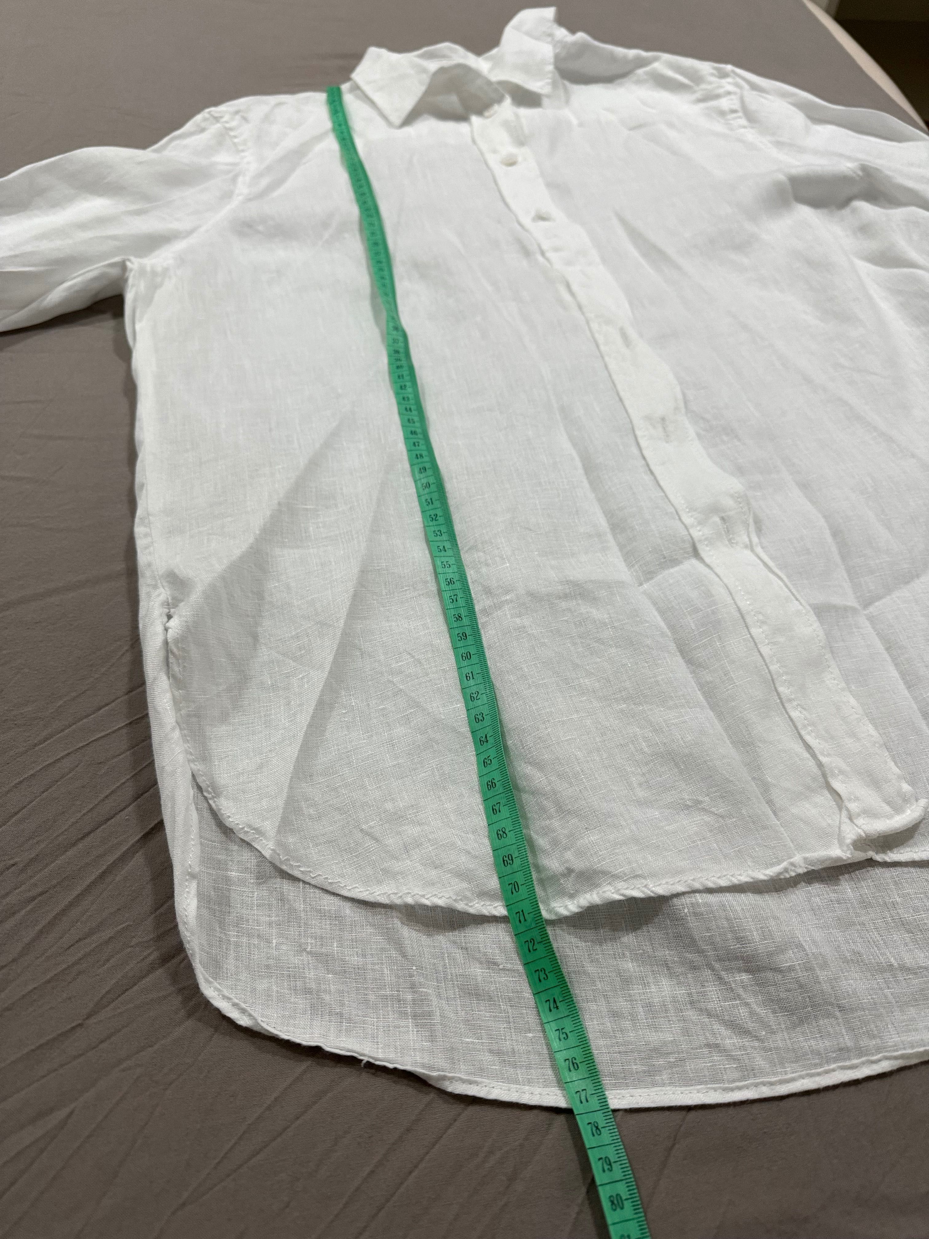 Льняная рубашка ZARA, розмір S, льон 100%