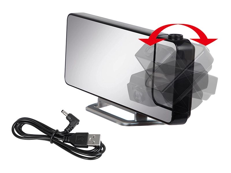 Zegar cyfrowy z projektorem LED BLOW CL-01 termometr data budzik