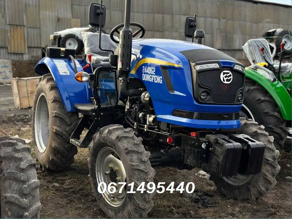 Мінітрактор Dongfeng 244 DG2 реверс дводиск зчепл ДОСТАВКА по УКРАЇНІ