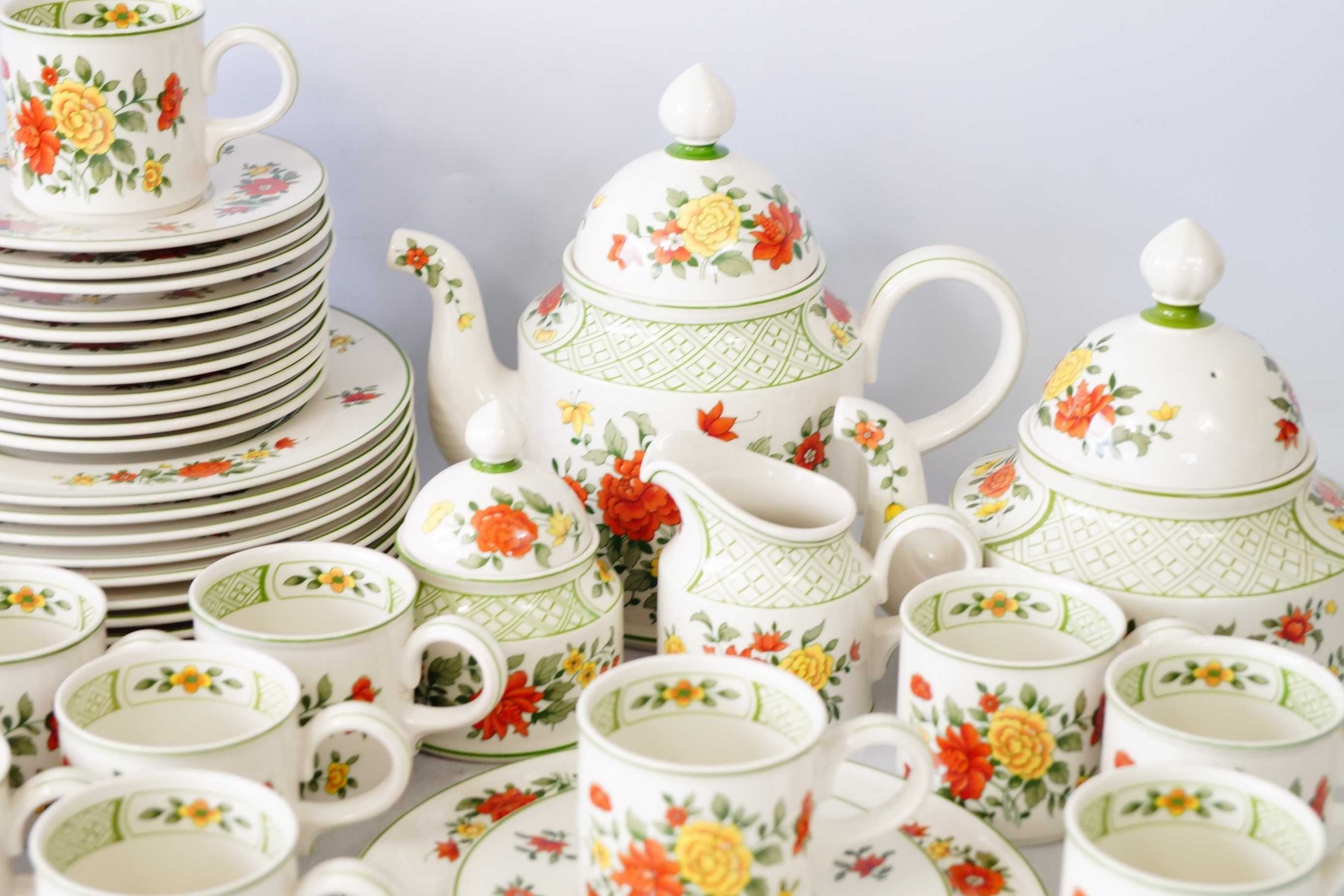 Villeroy Boch Summerday serwis kawowy 12 osób PIĘKNY