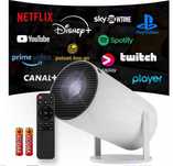 Rzutnik Projektor WiFi Pilot Android TV 130 cali 4K FULL HD HY300 LED