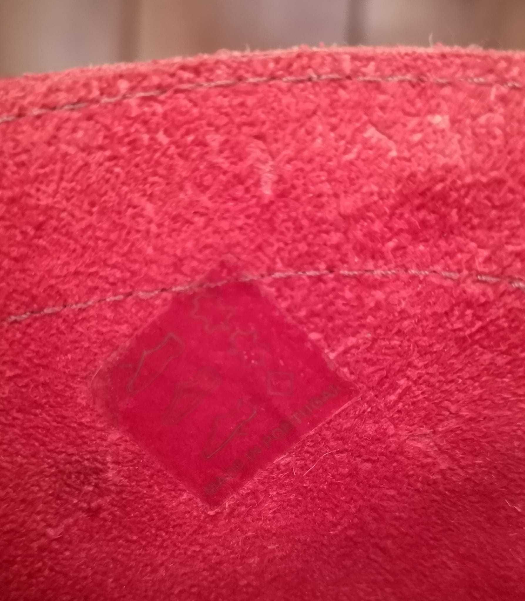 bota baixa / botim vermelho