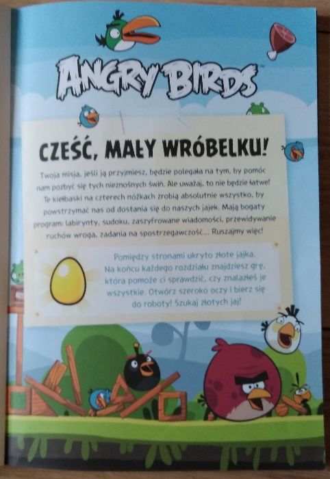 Angry Birds Wielka księga gier i zabaw 96 stron superzabaw Papilon