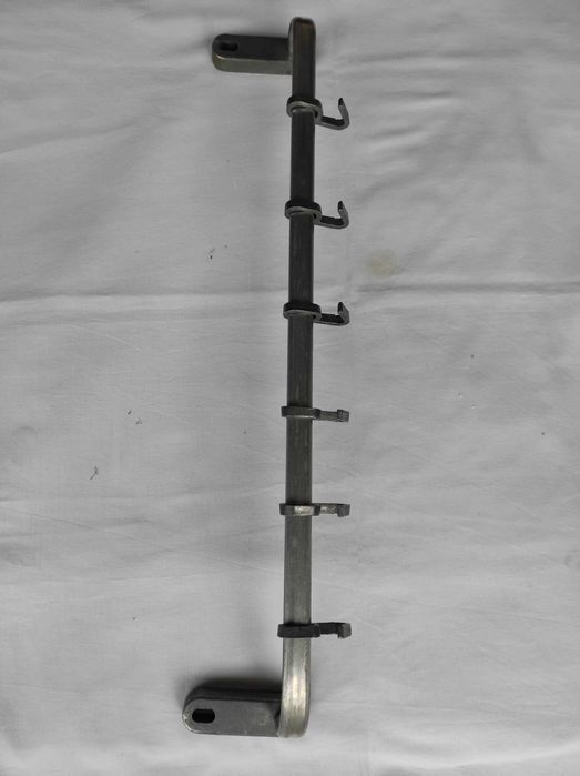 Вешалка алюминиевая советская на 6 крючков