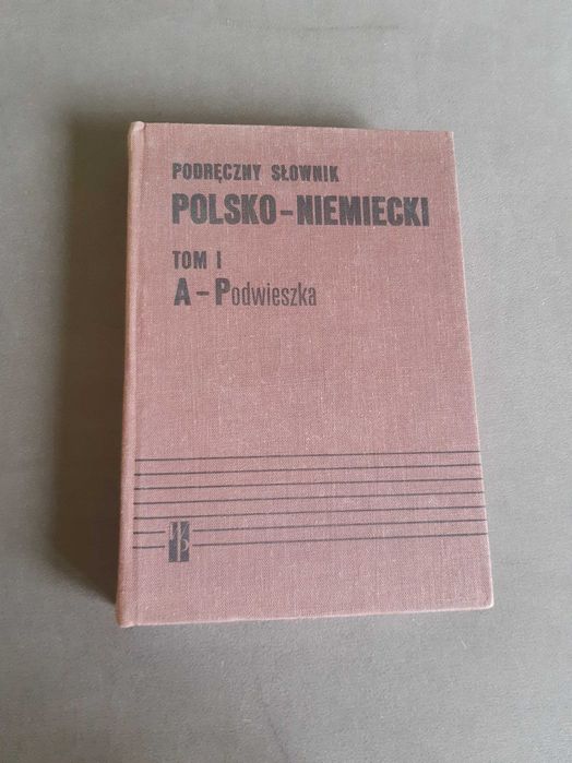 Słownik Polsko-Niemiecki Niemiecko-Polski brązowy